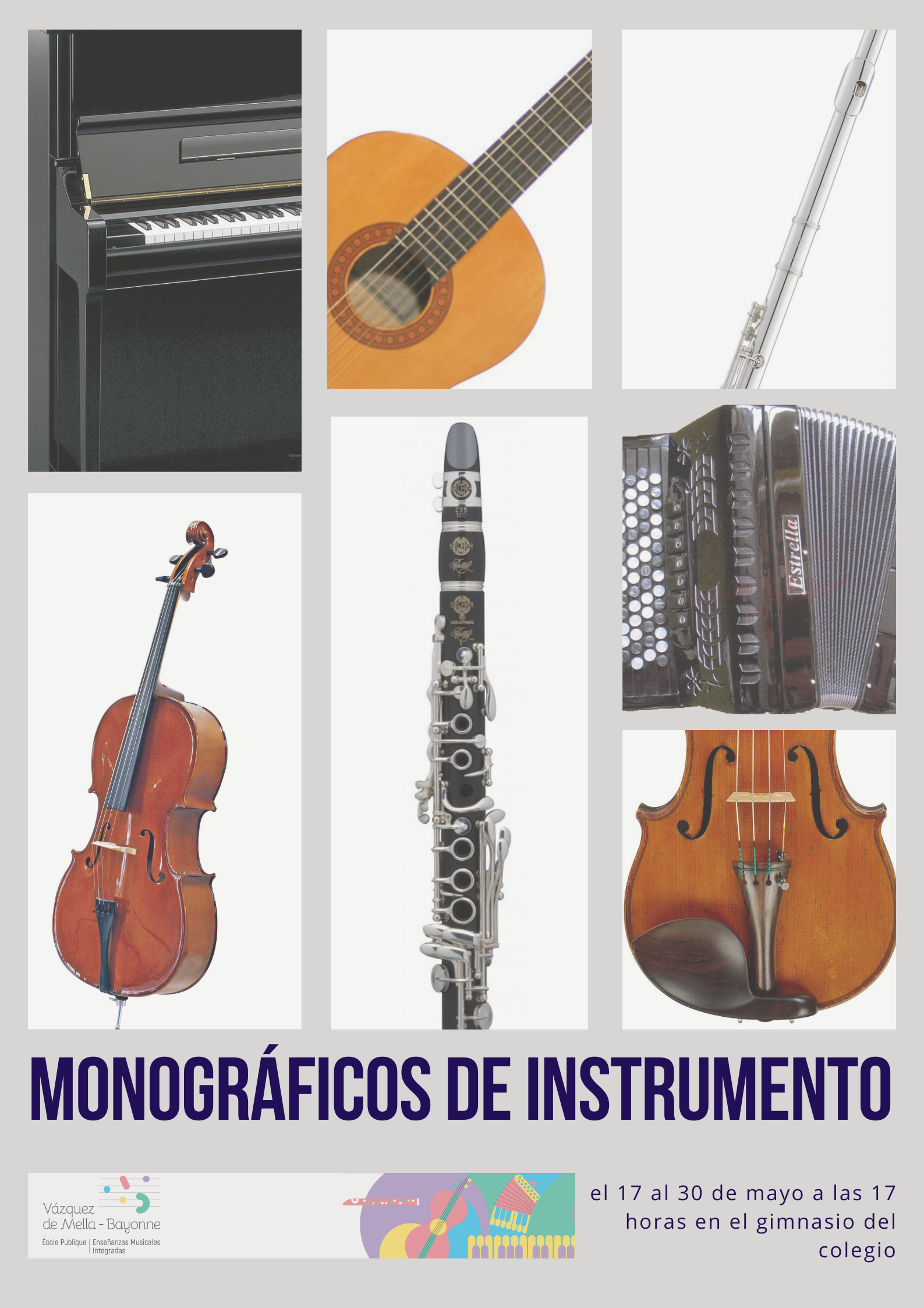 Esta semana comienzan los monográficos de instrumento.